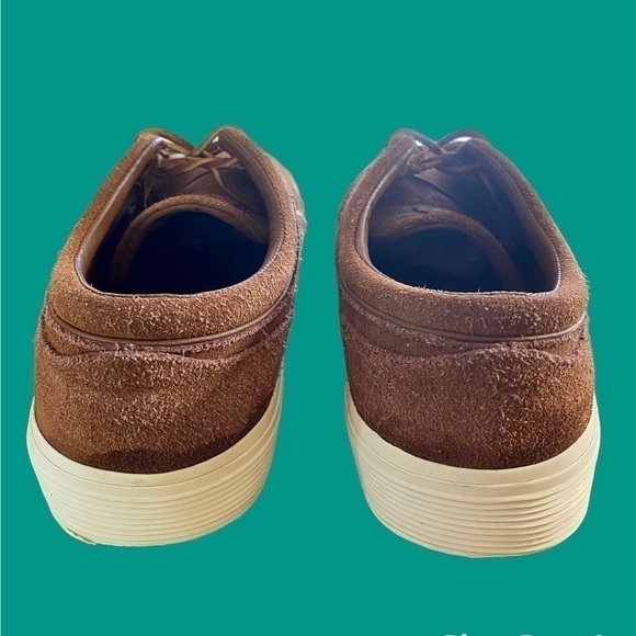 Polo Ralph Lauren “Faxon Low” suede sneaker rich brown Mens 8.5/Women 10 EUC!!! - Picture 10 of 12